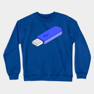 Blue Usb Crewneck Sweatshirt
